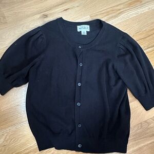 For The Republic Black Cardigan Sweater